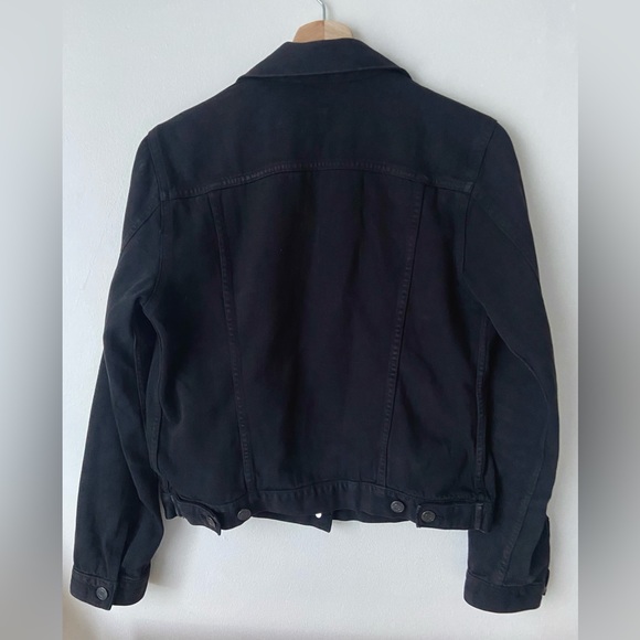 GAP Black Denim Jacket - Picture 2 of 2